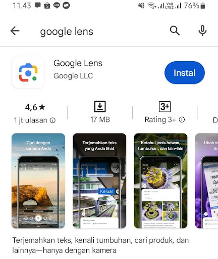 Unduh Aplikasi Google Lens