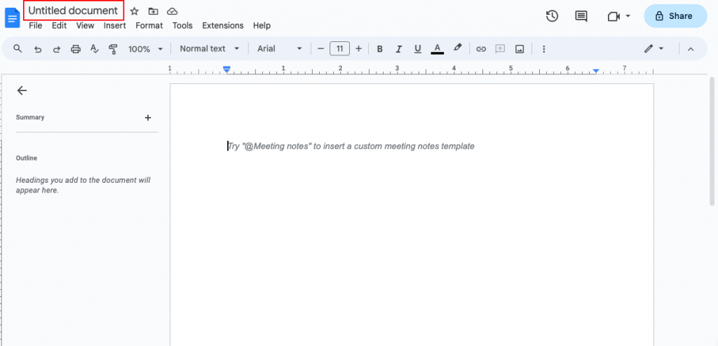 menyimpan tugas di google docs